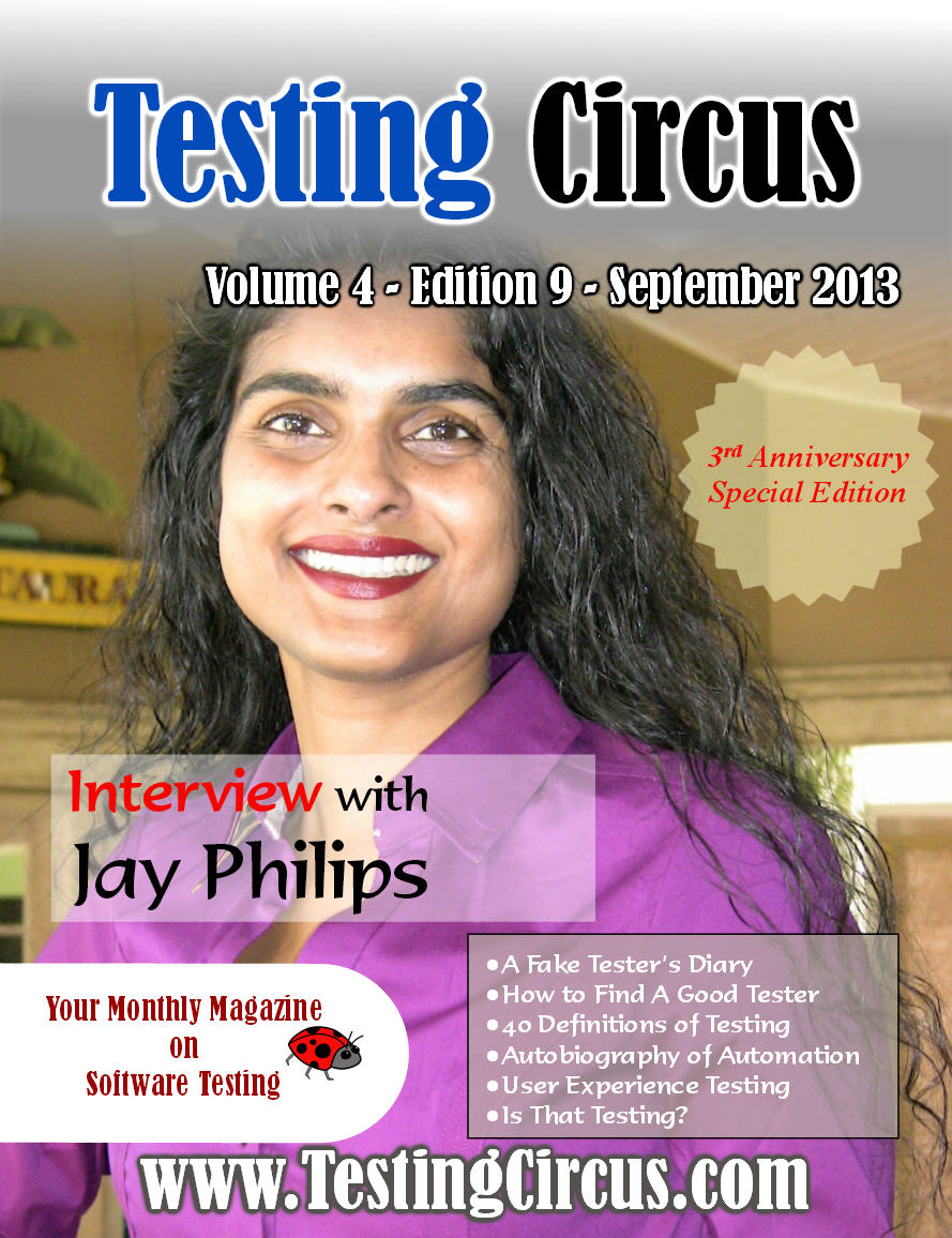 Testing Circus Magazine ~ Interview with Jay Philips
